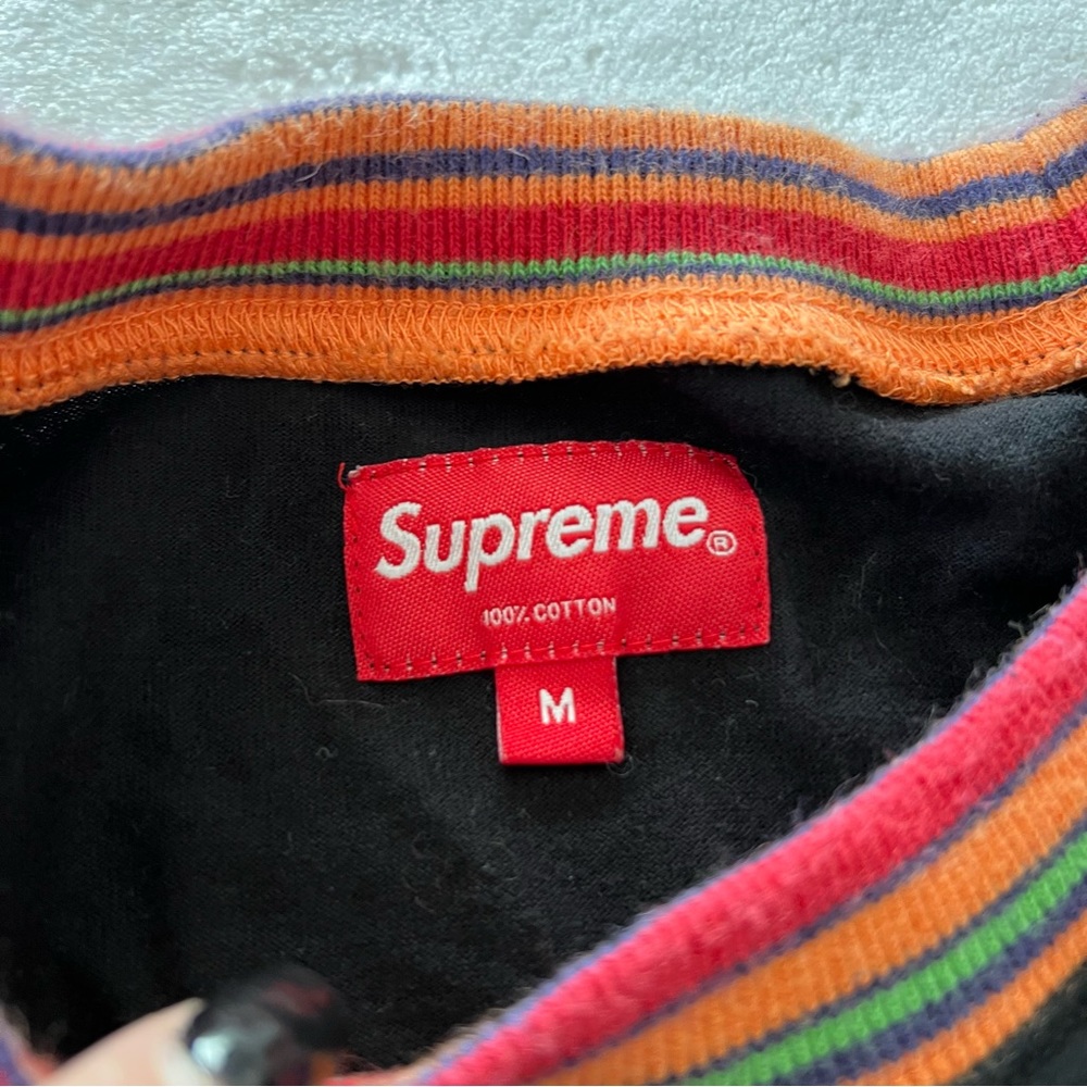 Supreme Multicolor Striped Rib L/S Top - Picture 5 of 10